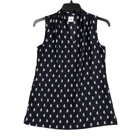 Cabi Blouse Womens S Sleeveless Va clean white design with breathable fab - Picture 4 of 9